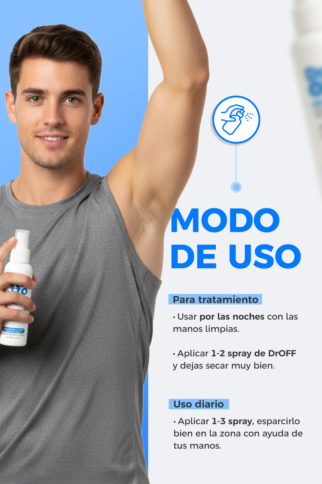 DrOFF🧑‍⚕️Tratamiento médico contra el sudor y mal olor