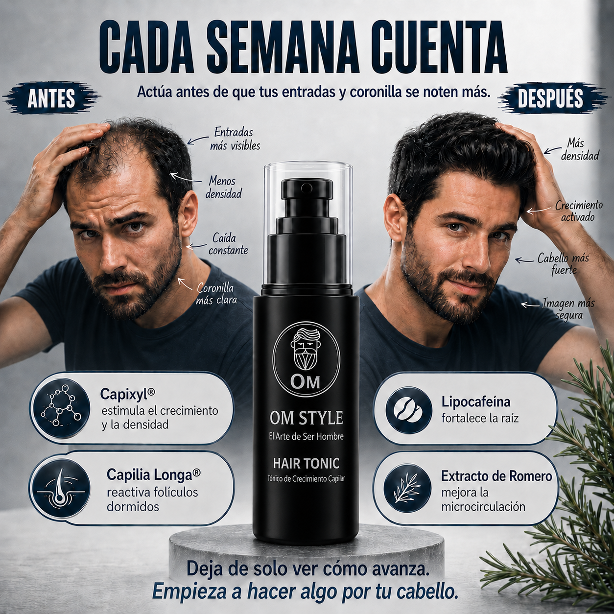 Hair Tonic - Estimula el crecimiento donde más lo necesitas